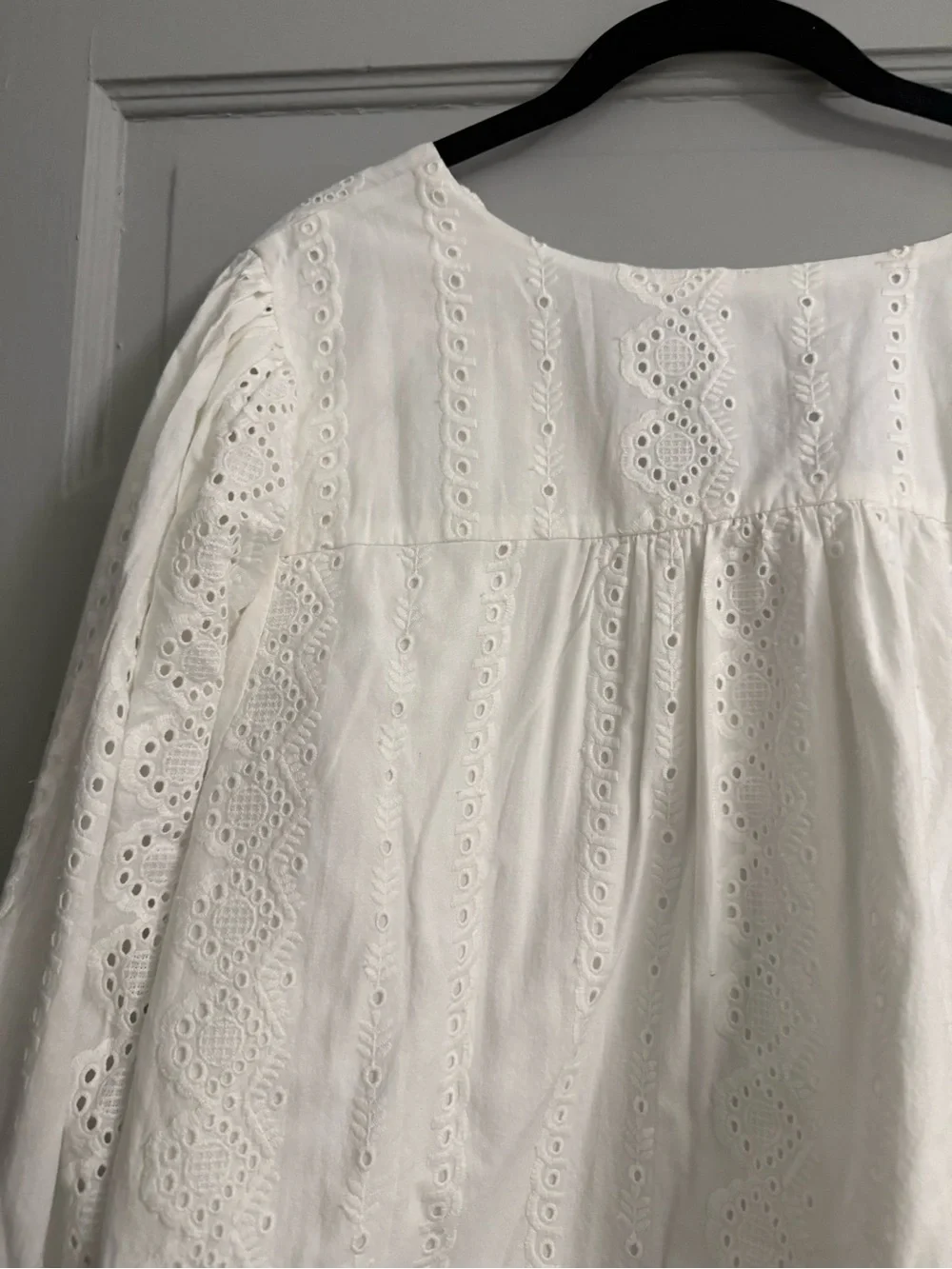 Free People Evie Eyelet Kimono NWT XL Ivory